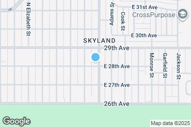 Map image of the property - 2801 N Steele St