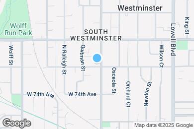Map image of the property - 4005 W 75th Ave