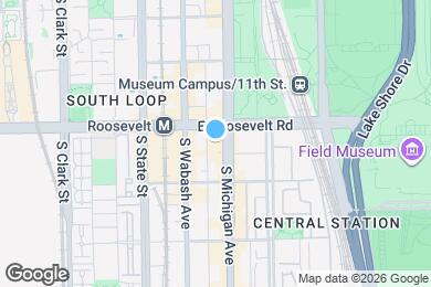Map image of the property - 1218 S Michigan Ave