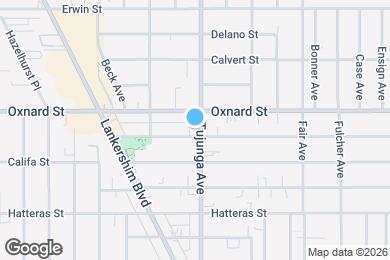 Map image of the property - 5943 Tujunga Ave