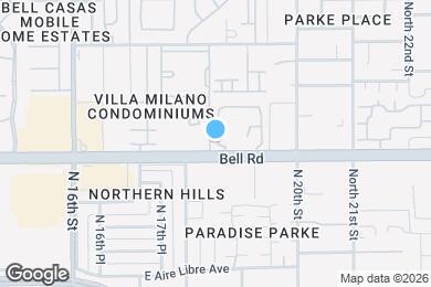 Map image of the property - 1920 E Bell Rd