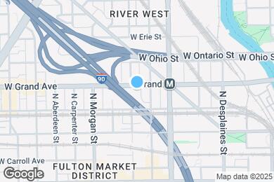 Map image of the property - 851 W Grand Ave