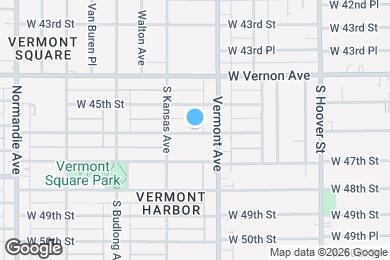 Map image of the property - 1025 W 46th St