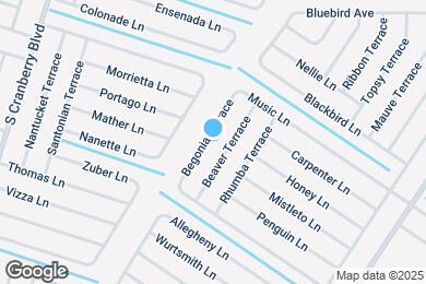 Map image of the property - 2740 Begonia Terrace