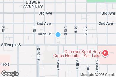 Map image of the property - 777 E S Temple St
