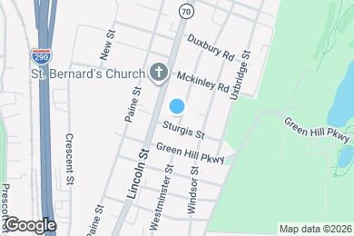 Map image of the property - 1 Ashton St