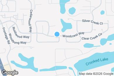 Map image of the property - 17128 Woodcrest Way