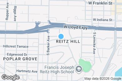 Map image of the property - 2766 Forest Ave