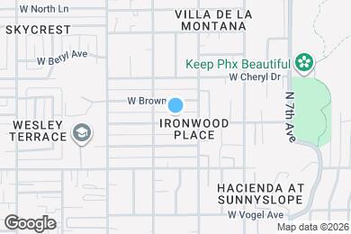 Map image of the property - 1124 W Cinnabar Ave