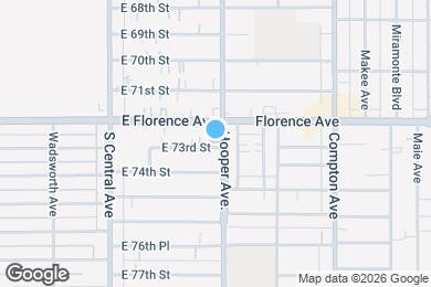 Map image of the property - 1259 E 73rd St