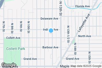 Map image of the property - 2414 Garfield Ave