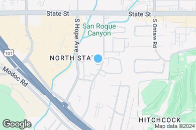 Map image of the property - Rancho Franciscan Senior Apartments