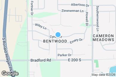 Map image of the property - 10735 Cyrus Dr