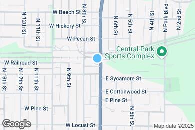 Map image of the property - 813 N Pennsylvania Ave