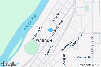Map image of the property - 916 Wabash Ave