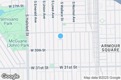 Map image of the property - 2926 S Wallace St
