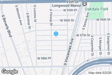 Map image of the property - 1244 W 97th Pl