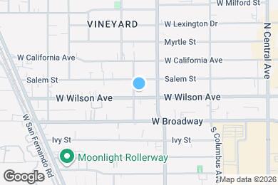 Map image of the property - 525 W Wilson Ave