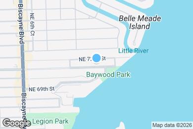 Map image of the property - 899 NE 71st St