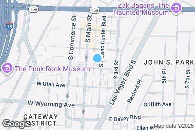 Map image of the property - 1324 S Casino Center Blvd