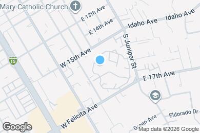 Map image of the property - 1651 S Juniper St