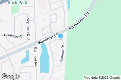 Map image of the property - 11728 Tanager Dr
