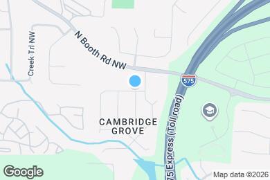 Map image of the property - 483 Ethridge Dr NW
