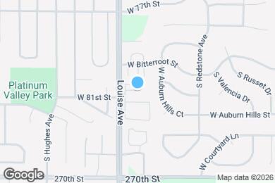 Map image of the property - 7446 S Louise Ave