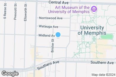 Map image of the property - The Annex of Memphis