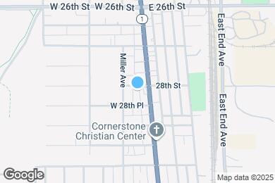 Map image of the property - 90 W 80th St