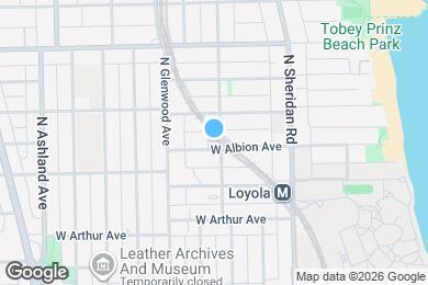 Map image of the property - 1300 W Albion Ave
