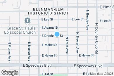 Map image of the property - 2648 E Drachman St