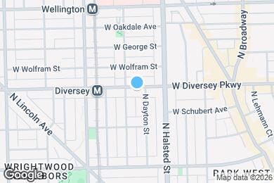 Map image of the property - 843 W Diversey Pky
