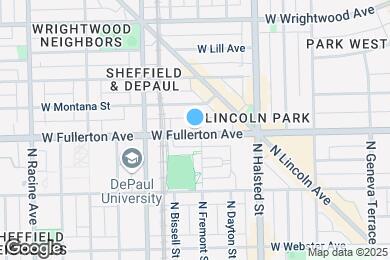 Map image of the property - 900 W Fullerton Ave