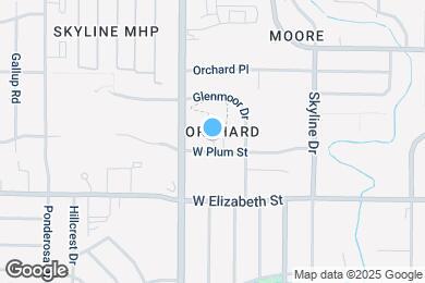 Map image of the property - 2020 W Plum St