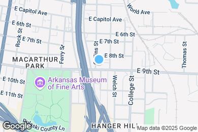 Map image of the property - 700 E 9th St