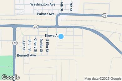 Map image of the property - 535 Cottonwood Ave