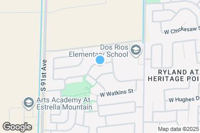 Map image of the property - 8829 W Hilton Ave