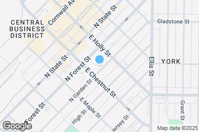 Map image of the property - 1213 N Garden St