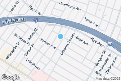 Map image of the property - 95 Huntington Terrace