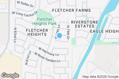 Map image of the property - 8010 W Frank Ave