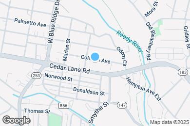 Map image of the property - 115 Colonial Ave