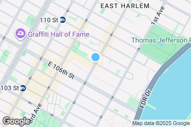 Map image of the property - E. 108th St, 2nd Ave