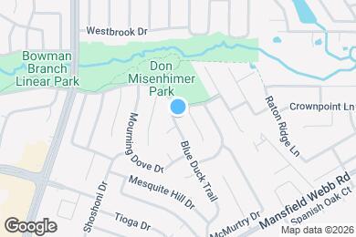 Map image of the property - 7907 Blue Duck Trail