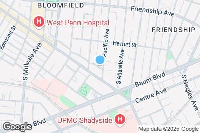 Map image of the property - 438 S Pacific Ave