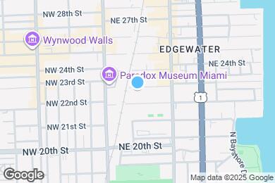 Map image of the property - 100 NE 23rd St