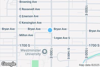 Map image of the property - 1588 S 1300 E