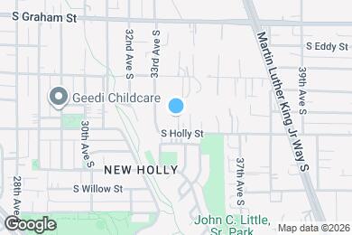 Map image of the property - 3320 S Holly St