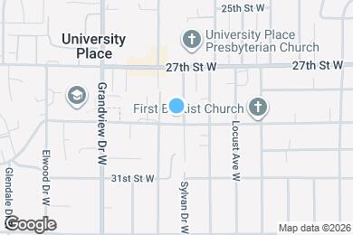 Map image of the property - 2742 Sylvan Dr W