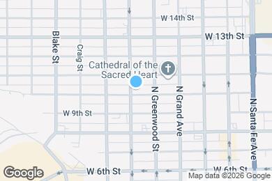 Map image of the property - 521 W 10th St